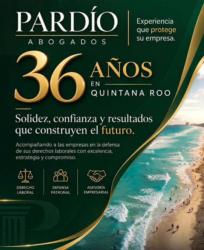 Pardío Abogados 36 Años en Quintana Roo