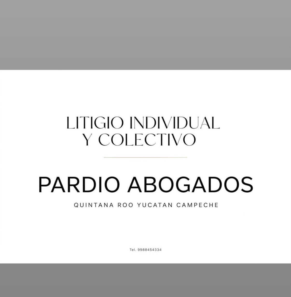 Litigio Individual y Colectivo Pardío Abogados